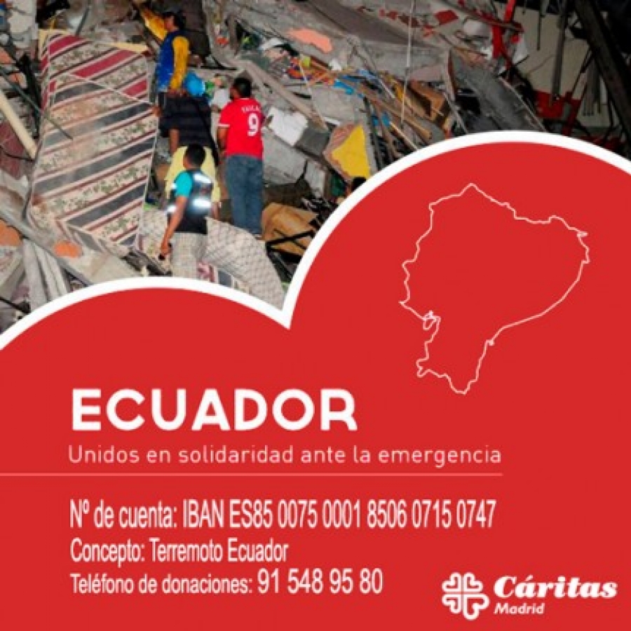 Cáritas Madrid con Ecuador