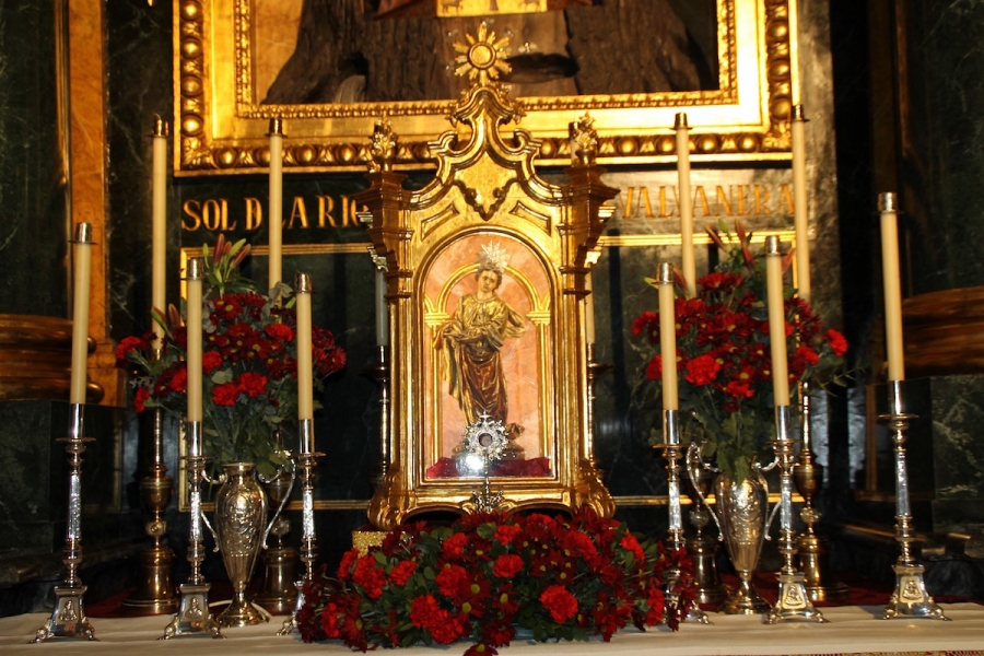 La parroquia de San Ginés celebra la fiesta de santa Águeda