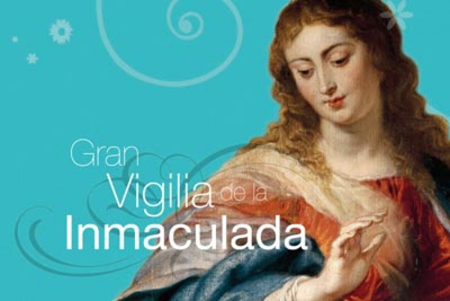 Gran Vigilia de la Inmaculada en toda España y diversos países hispanoamericanos, con el lema “María es la madre de la esperanza”