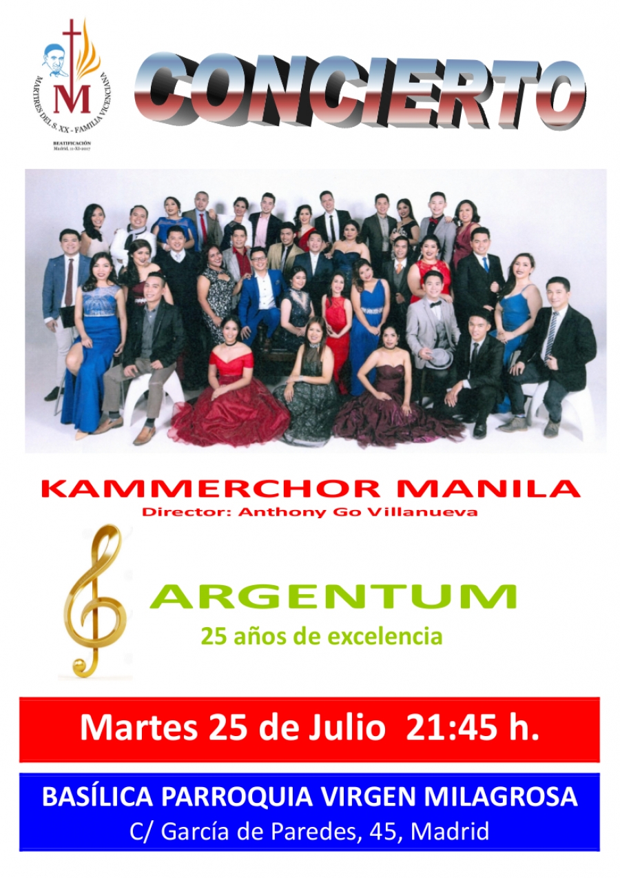 El coro filipino Kammerchor ofrece un concierto en La Milagrosa