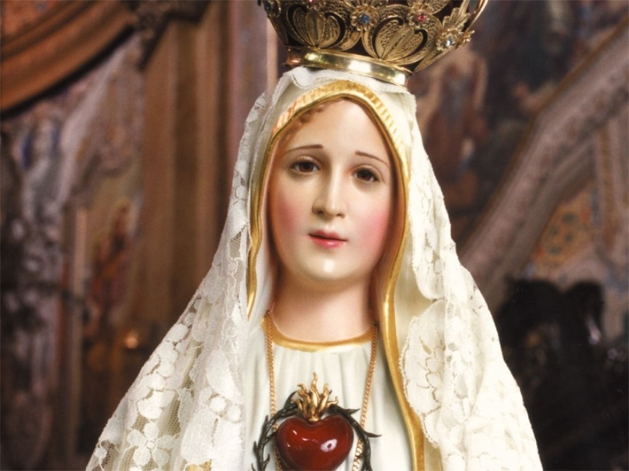El colegio Fundación San Bernardo acoge a la Virgen Peregrina de Fátima