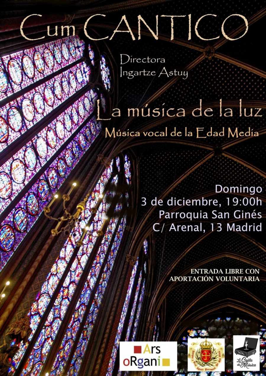 Cum Cantico ofrece un concierto de música medieval en San Ginés