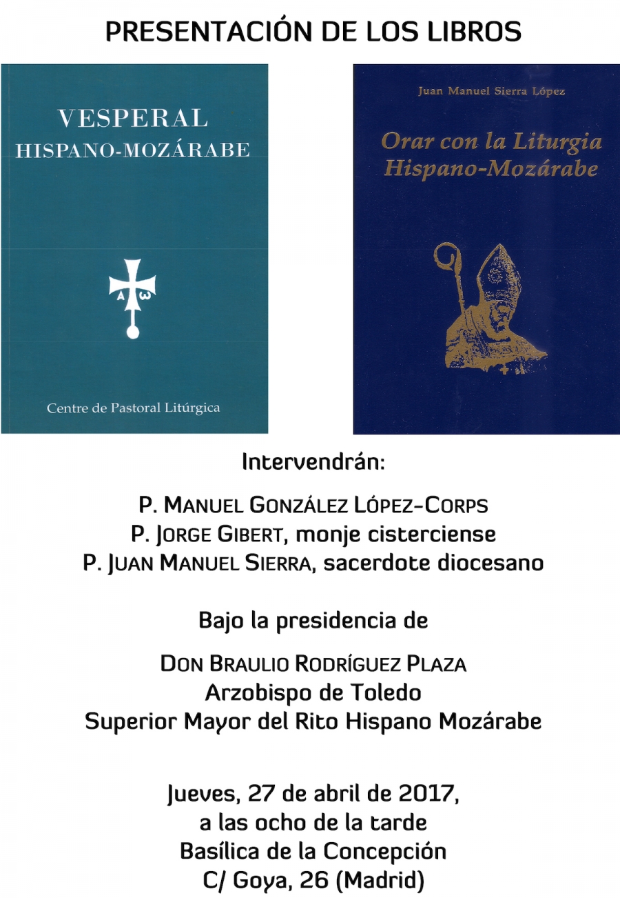 La basílica de la Concepción acoge el acto de presentación de dos trabajos sobre la liturgia hispano-mozárabe