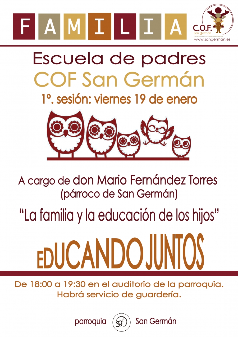El COF de San Germán organiza una Escuela de Padres