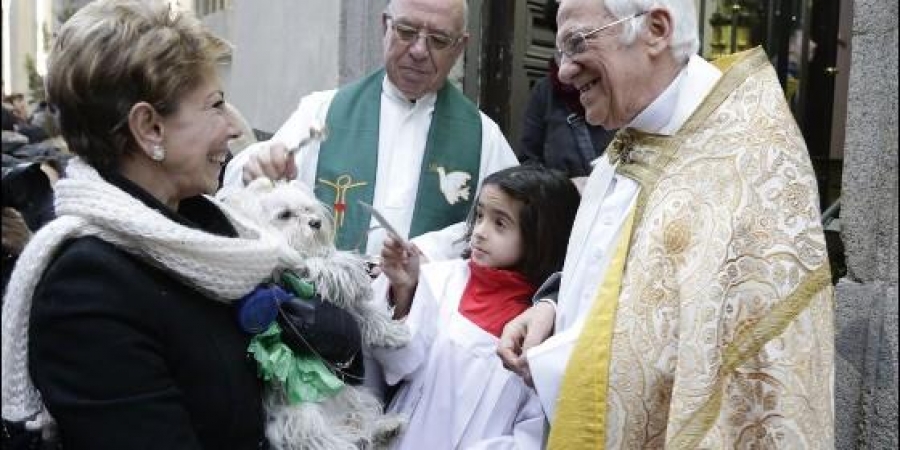 La iglesia de San Antón también honra al patrón de los animales