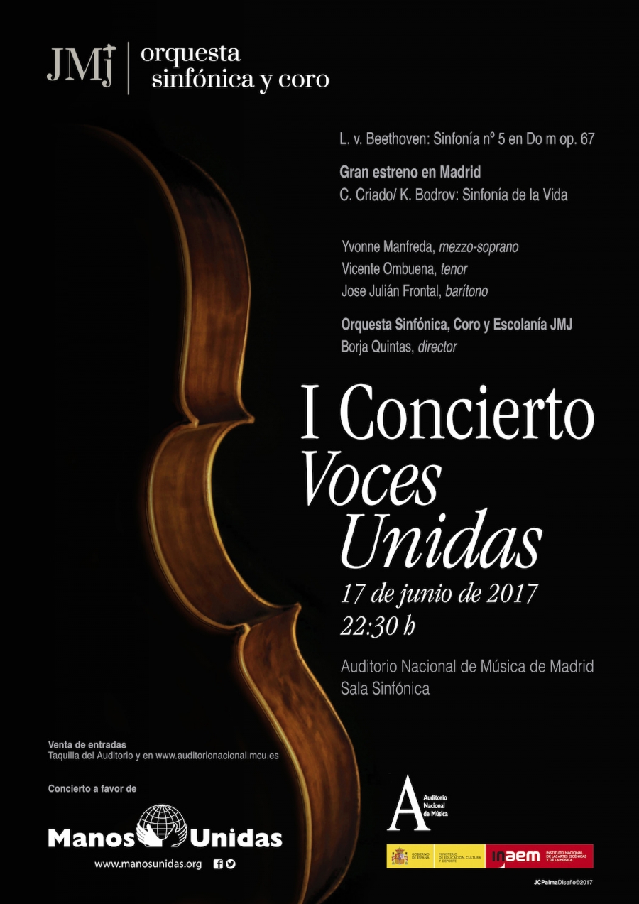 Orquesta Sinfónica, Coro y Escolanía JMJ ofrecen un concierto a favor de Manos Unidas