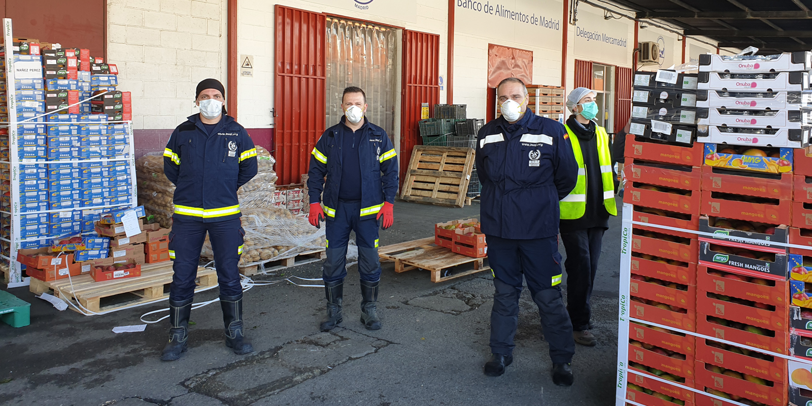 Bomberos banco alimentos