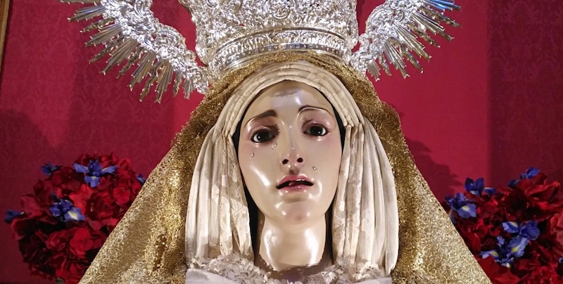 Descripción de la imagen. María Santísima Inmaculada Madre de la Iglesia