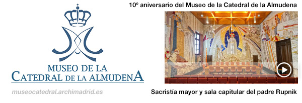 10º aniversario del Museo de la Catedral de la Almudena. Sacristía mayor y sala capitular del padre Rupnik - Museo de la Catedral de la Almudena 