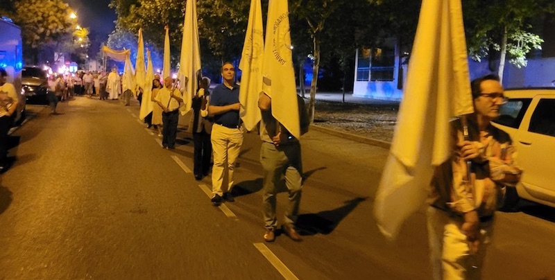 Detalle Procesion Banderas Vigilia Espigas 23