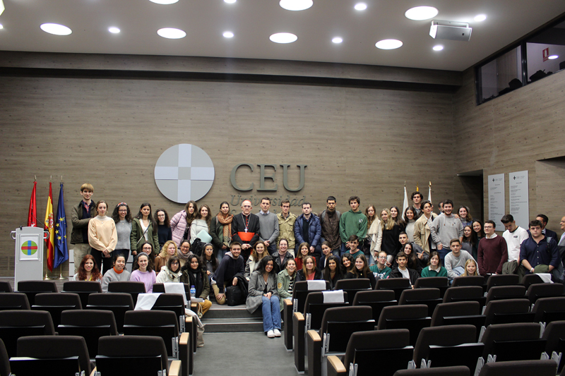 CarlosOsoro VisitaCEU Alumnos 1