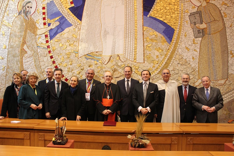 XXVI CongresoAsociacionMundialJuristas Oracion por la paz sala capitular