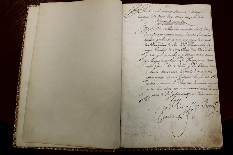 FirmaDeFelipeIV LibroRealEsclavitdAlmudena