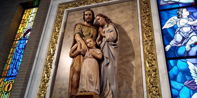 Retablo granada sagrada familia