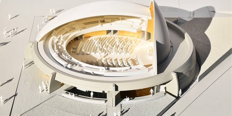 Capilla ufv rupnik maqueta