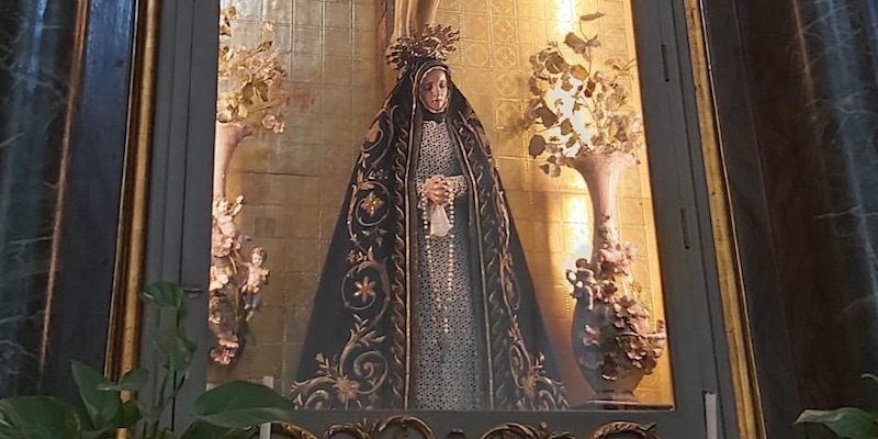 Detalle Virgen San Ildefonso