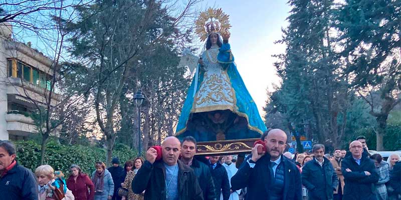 Virgen de la Paz Alcobendas traslado