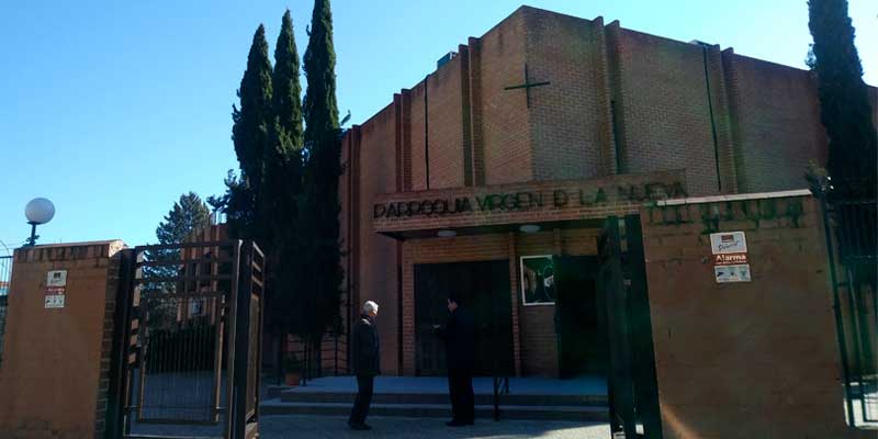 Virgen de la nueva fachada