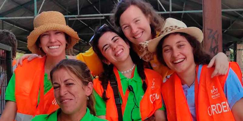 JMJ voluntarios chicas
