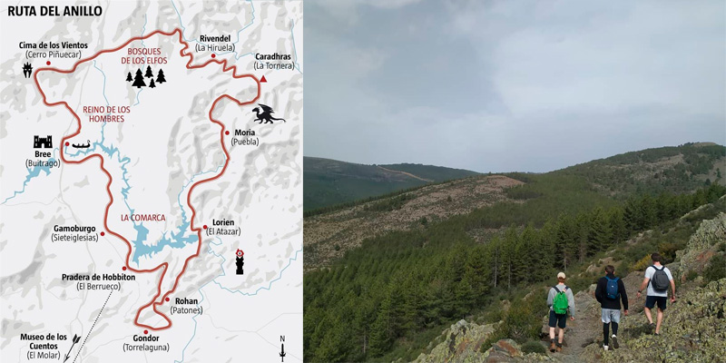 Camino del anillo mapa 8x4