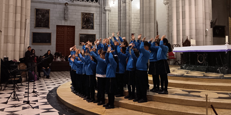 Villancicos coles azul