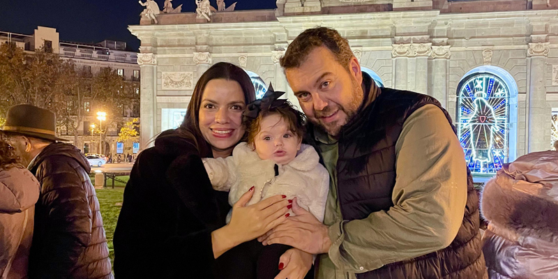 Dayanna bautizo catedral madrid