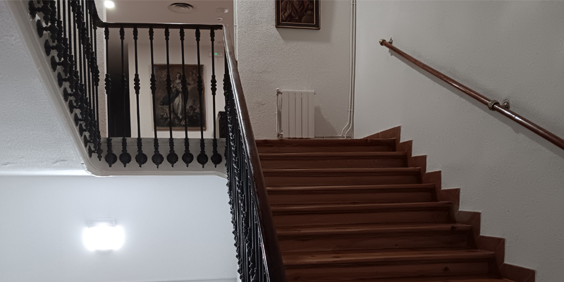 Santa Rafaela Maria escalera