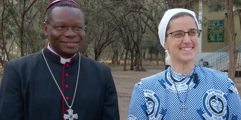 Almudena rios tanzania obispo 2