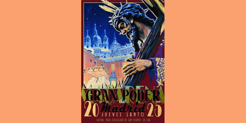 Cartel Gran poder macarena 8x4