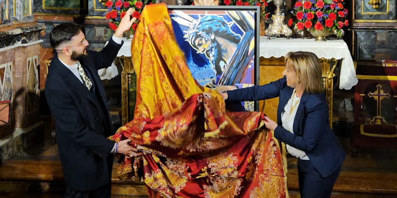 Cartel gran poder macarena tela