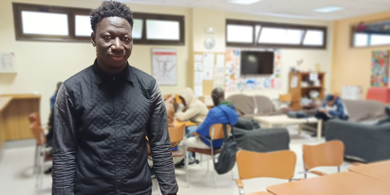 Sercade migrantes Tidiane