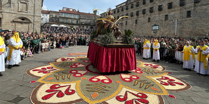 Alfombra almudena borriquita