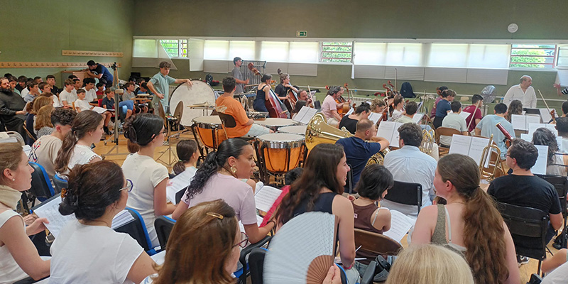 Coro escolania ensayo
