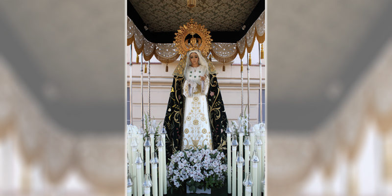 Divino Cautivo virgen palio