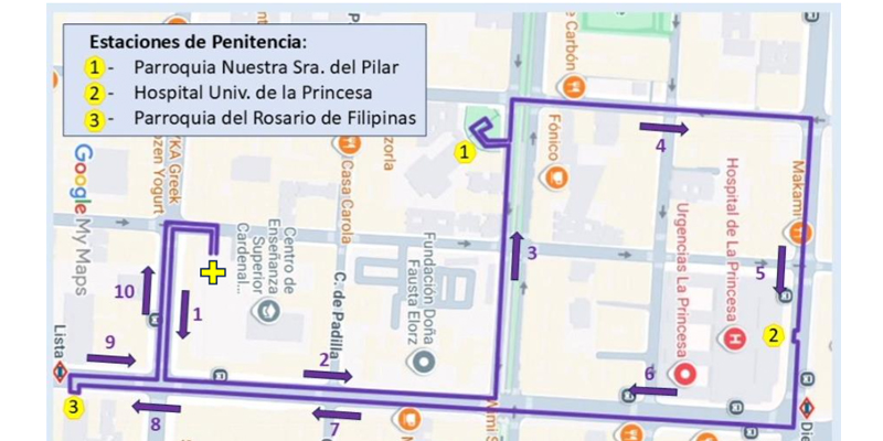 Recorrido Divino cautivo JS