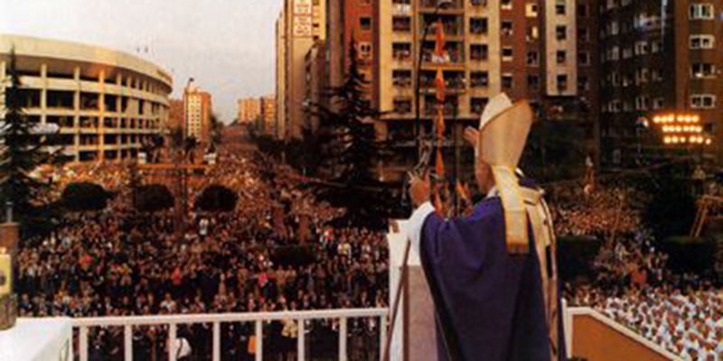 Visita papa jpII lima