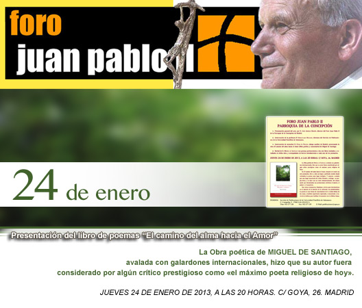 Presentación del libro de poemas "El camino del alma hacia el Amor"