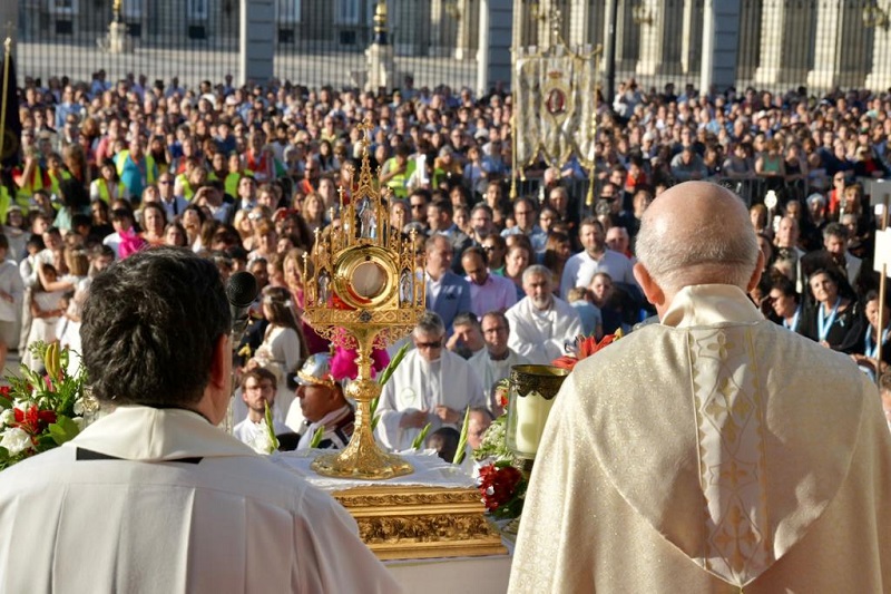 Celebración del Corpus Christi en Madrid 2023