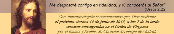 Consagradas en el Orden de Vírgenes el 14 de junio