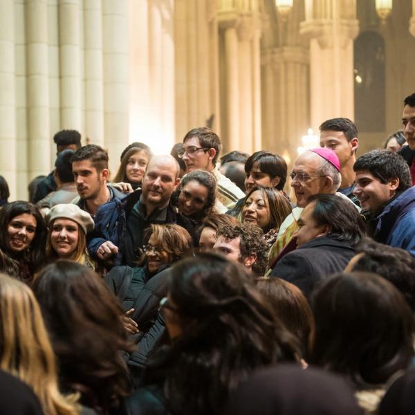 2014-12-05 - Encuentro de Oración de Mons. Carlos Osoro con los Jóvenes de Madrid