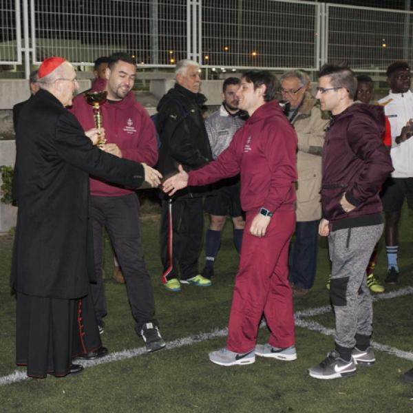2019-02-15 - Entrega de premios de la liga de fútbol de la Vicaría IV