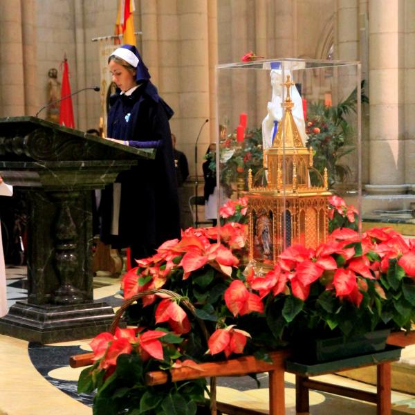 2019-12-01 - Las reliquias de santa Bernadette visitan Madrid