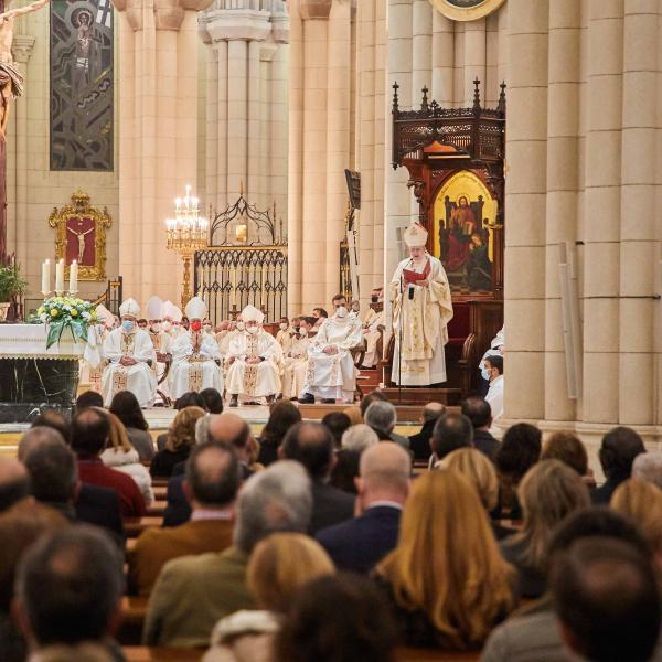 2022-02-22 Misa con motivo de los 25 años de la ordenación episcopal del cardenal Osoro