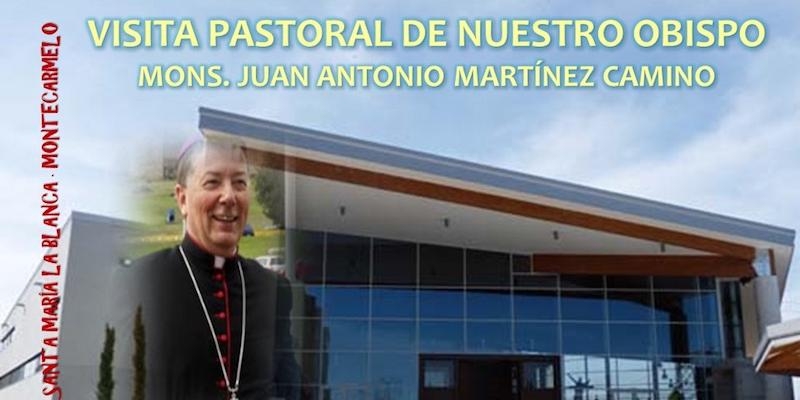 Monseñor Juan Antonio Martínez Camino realiza la visita pastoral a Santa María la Blanca de Montecarmelo