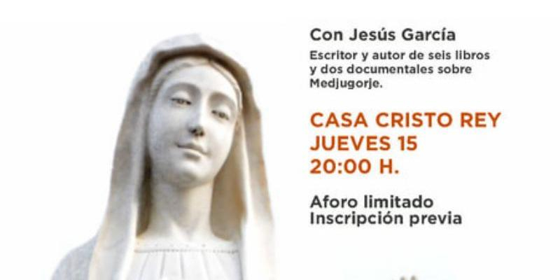 El escritor Jes&uacute;s Garc&iacute;a imparte en la casa de Cristo Rey de Pozuelo una conferencia sobre Medjugorje