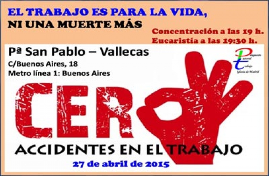 28 de abril, D&iacute;a Mundial de la Seguridad y Salud en el Trabajo