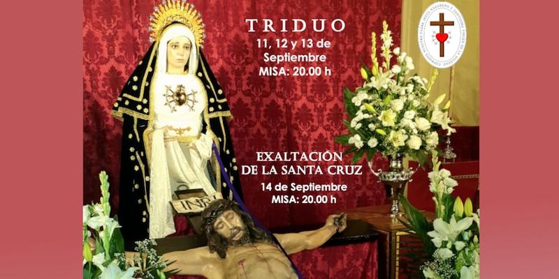 San Andrés Apóstol de Villaverde prepara con un triduo la fiesta de la Exaltación de la Santa Cruz y de la Virgen de la Soledad