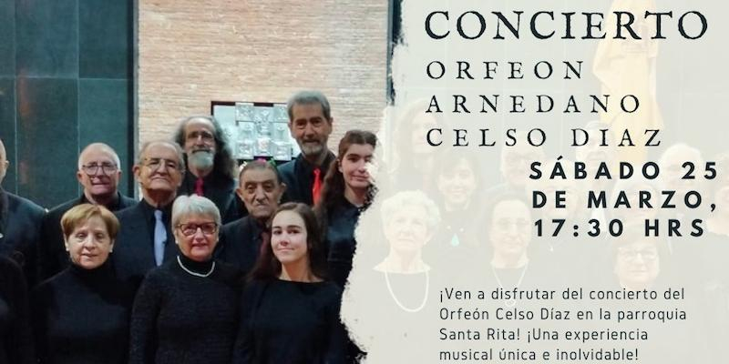 Santa Rita de Gaztambide acoge este sábado un concierto del Orfeón arnedano Celso Díaz