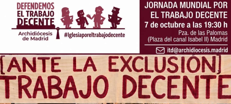 La Mesa de Iglesia por el Trabajo Decente de Madrid organiza un acto para denunciar la crisis habitacional: Sin un techo digno el trabajo pierde su sentido