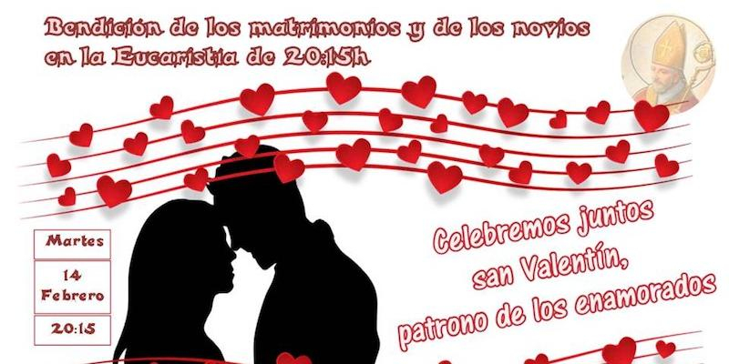 Sagrado Coraz&oacute;n de Jes&uacute;s festeja a san Valent&iacute;n bendiciendo a parejas de novios y a matrimonios